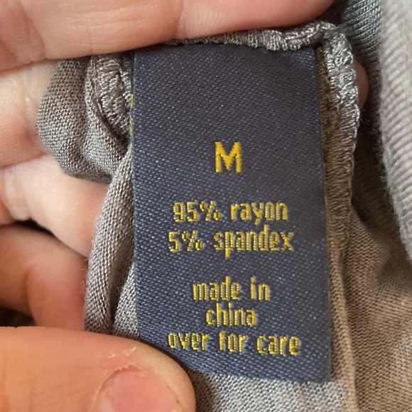 NWT Outback Red, Beige/Nude Short Sleeve Waterfall Sleeve Top - Picture 9 of 12